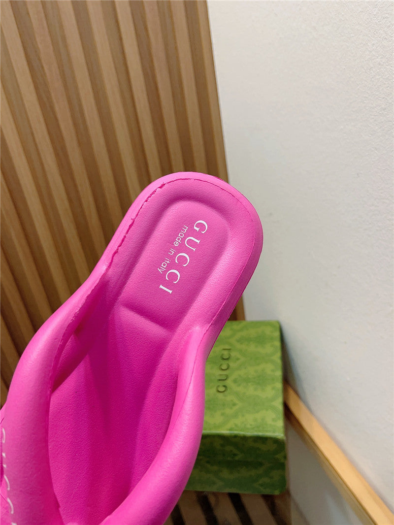 High Quality Luxury Gucci New Thick Bottom Flip Flops – Style 84243 product detail