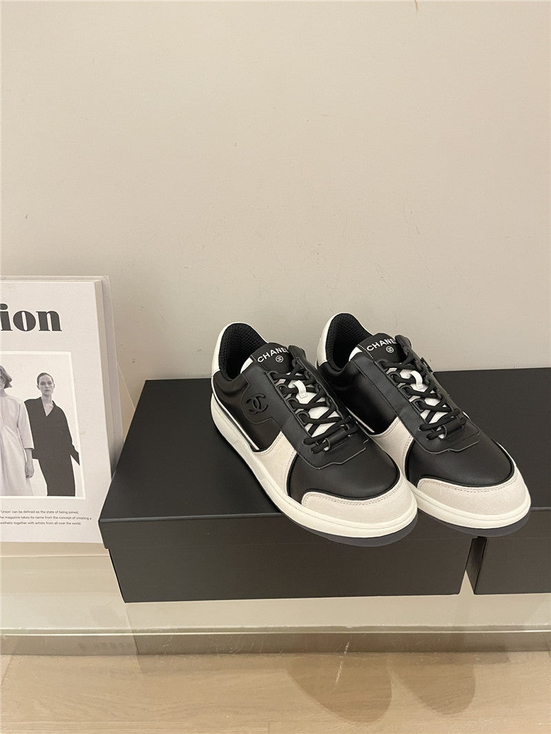 High Quality Luxury Chanel Early Autumn Panda Color Matching Sneakers