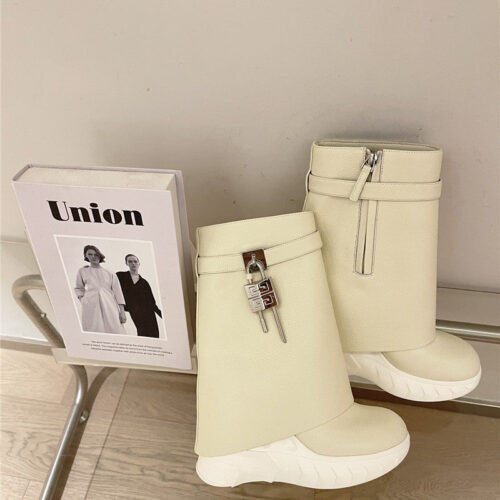 High Quality Luxury Givenchy Autumn/Winter Trendy Shark Boots – Style 38243 product detail