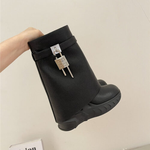 High Quality Luxury Givenchy Autumn/Winter Trendy Shark Boots – Style 00387 product detail