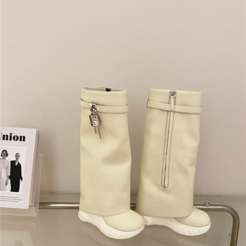 High Quality Luxury Givenchy Autumn/Winter Trendy Shark Boots – Style 96995