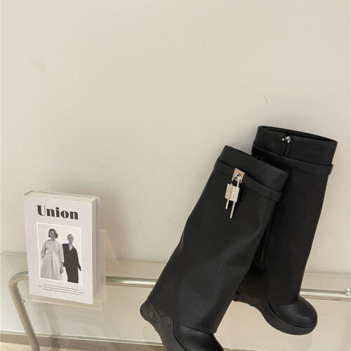 High Quality Luxury Givenchy Autumn/Winter Trendy Shark Boots – Style 28067 product detail