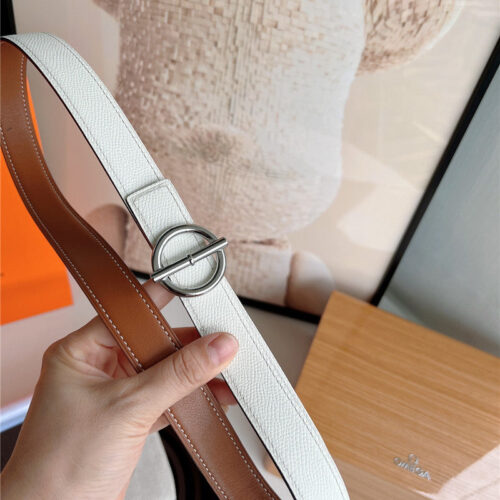 High Quality Luxury Hermes Mini Belt With Metal Buckle – Style 31238 product detail