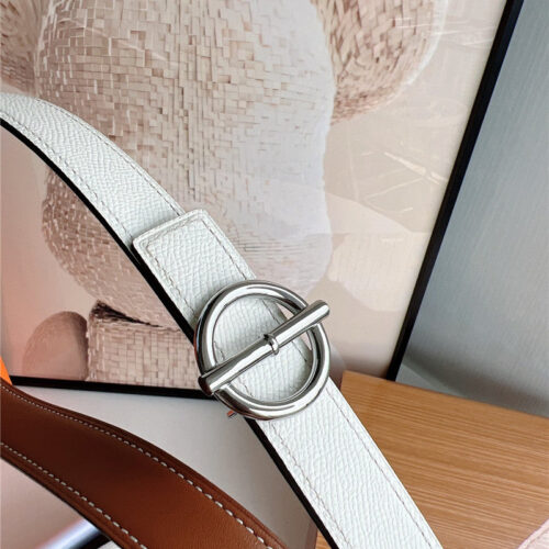 High Quality Luxury Hermes Mini Belt With Metal Buckle – Style 31238 product detail