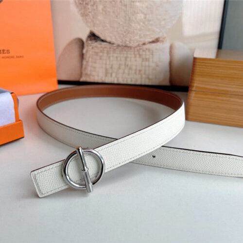 High Quality Luxury Hermes Mini Belt With Metal Buckle – Style 31238 alternate view