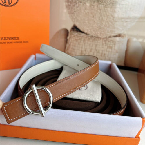 High Quality Luxury Hermes Mini Belt With Metal Buckle – Style 31238 product detail
