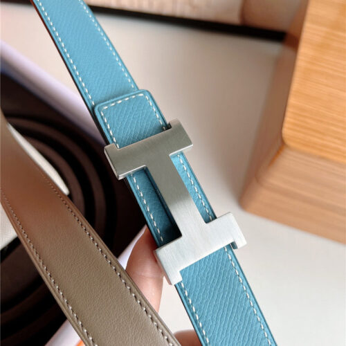 High Quality Luxury Hermes Mini Belt With Metal Buckle product detail