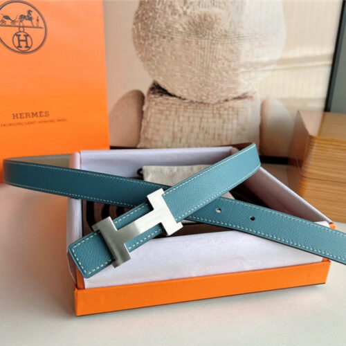 High Quality Luxury Hermes Mini Belt With Metal Buckle alternate view