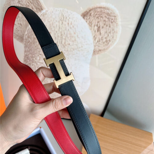 High Quality Luxury Hermes Mini Belt With Metal Buckle – Style 88294 alternate view