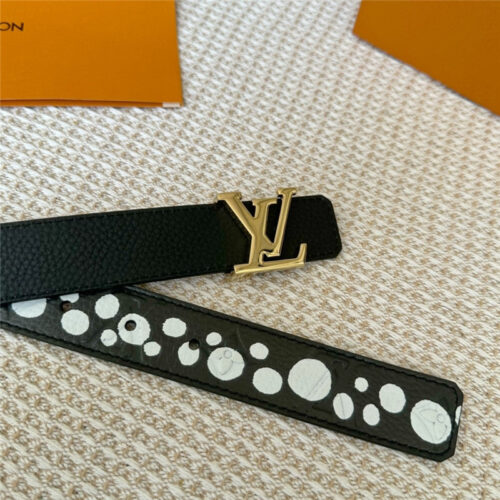 High Quality Luxury Louis Vuitton Polka Dot Print Belt – Style 93862 product detail