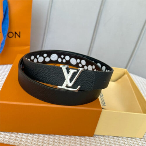 High Quality Luxury Louis Vuitton Polka Dot Print Belt product detail