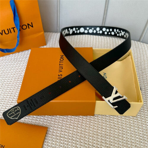 High Quality Luxury Louis Vuitton Polka Dot Print Belt product detail