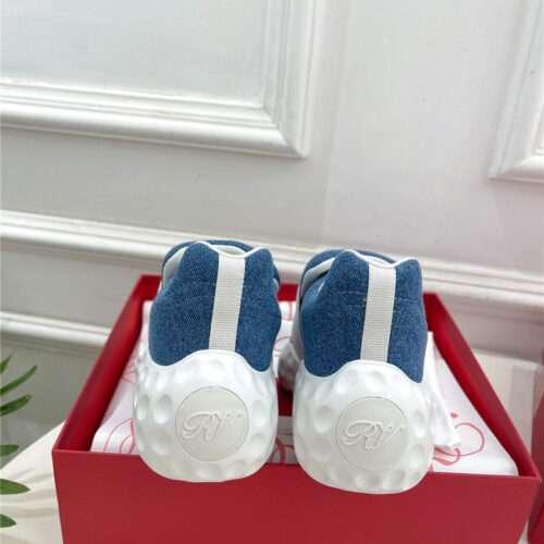 High Quality Luxury Roger Vivier Classic Diamond Buckle Sneakers In Fabric product detail