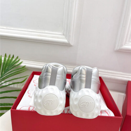 High Quality Luxury Roger Vivier Classic Diamond Buckle Sneakers In Fabric – Style 01044 product detail