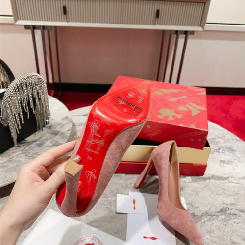 High Quality Luxury Christian Louboutin Banana Heel Pumps – Style 79156 product detail