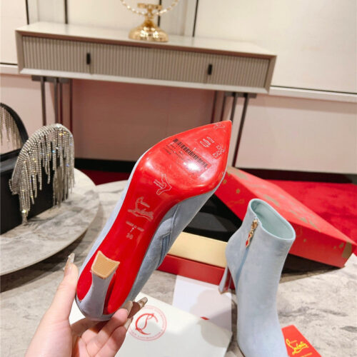 High Quality Luxury Christian Louboutin Banana Heel Boots – Style 13620 product detail