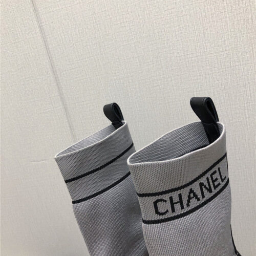 High Quality Luxury Chanel Diamond Double C Buckle Stiletto Boots product detail
