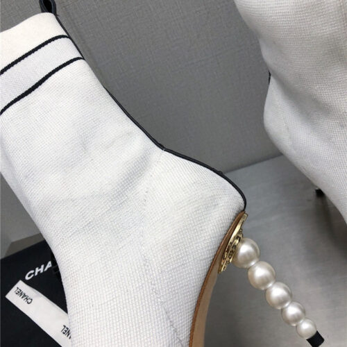 High Quality Luxury Chanel Diamond Double C Buckle Stiletto Boots – Style 85318 product detail