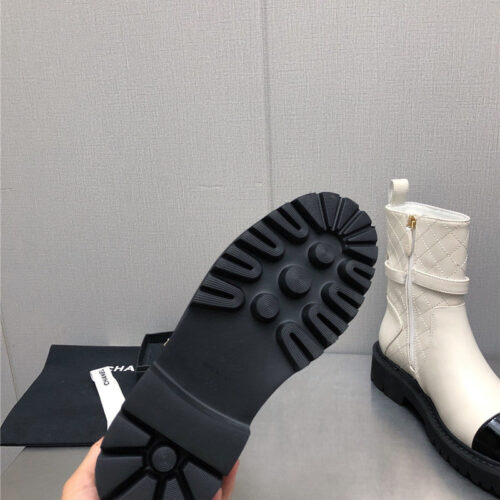 High Quality Luxury Chanel Double C Buckle Platform Martin Boots – Style 66662 product detail