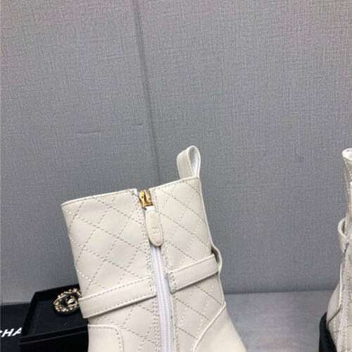 High Quality Luxury Chanel Double C Buckle Platform Martin Boots – Style 66662 product detail