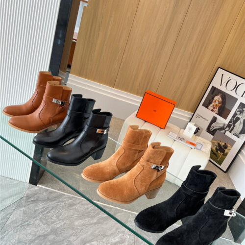 High Quality Luxury Hermes Kelly Buckle Rider Boots product detail
