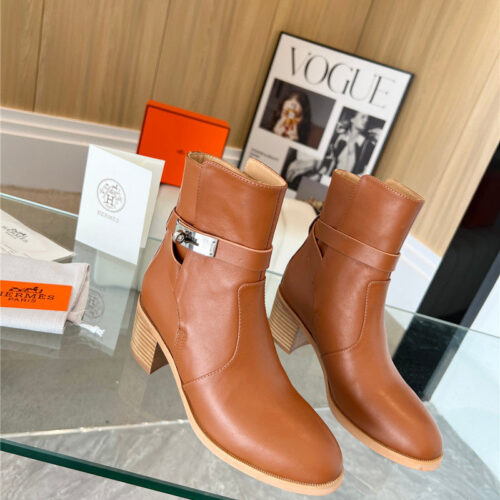 High Quality Luxury Hermes Kelly Buckle Rider Boots