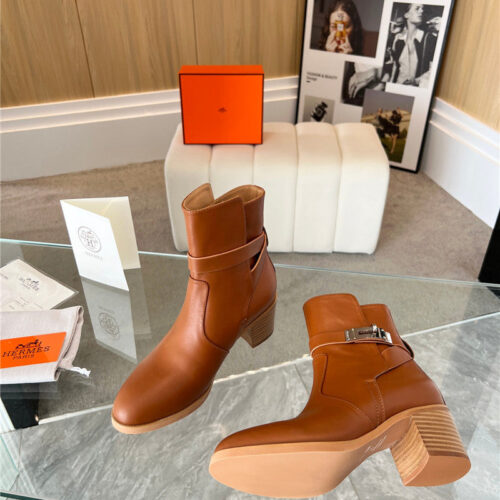 High Quality Luxury Hermes Kelly Buckle Rider Boots product detail