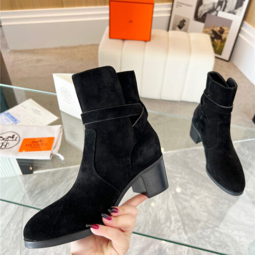 High Quality Luxury Hermes Kelly Buckle Rider Boots – Style 99203 alternate view
