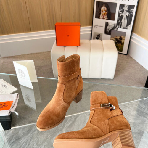 High Quality Luxury Hermes Kelly Buckle Rider Boots – Style 31971 alternate view