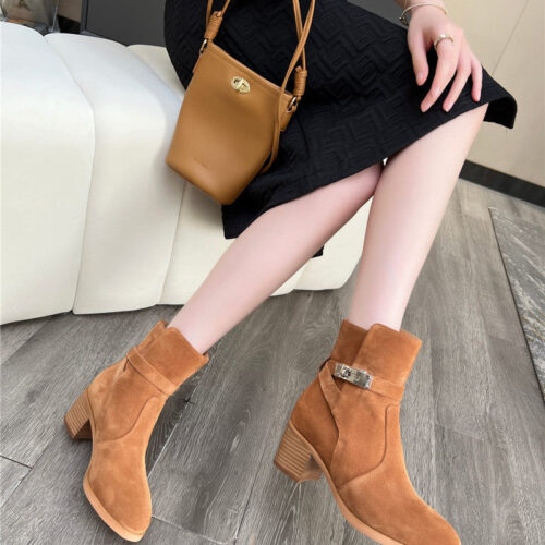High Quality Luxury Hermes Kelly Buckle Rider Boots – Style 31971 product detail