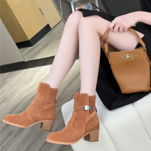 High Quality Luxury Hermes Kelly Buckle Rider Boots – Style 31971 product detail