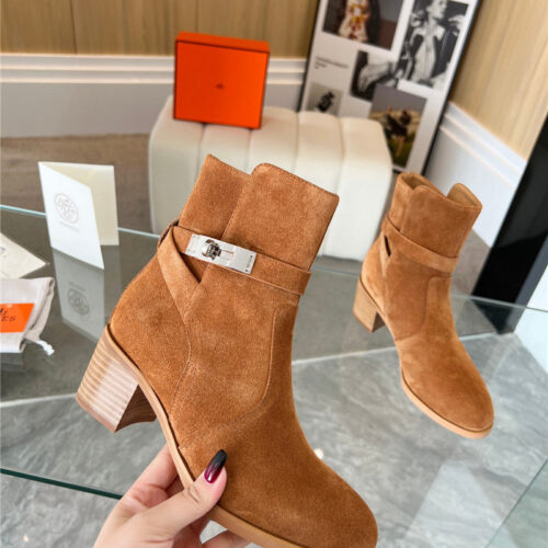High Quality Luxury Hermes Kelly Buckle Rider Boots – Style 31971