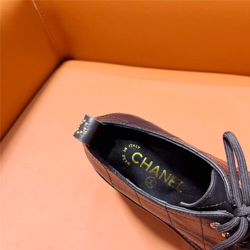 High Quality Luxury Chanel Classic Double C Letter Logo Loafers – Style 05318 product detail