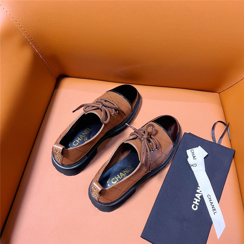 High Quality Luxury Chanel Classic Double C Letter Logo Loafers – Style 03622 product detail