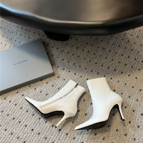 High Quality Luxury Balenciaga Pointed Toe Zip Boots product detail