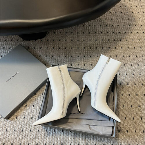 High Quality Luxury Balenciaga Pointed Toe Zip Boots product detail