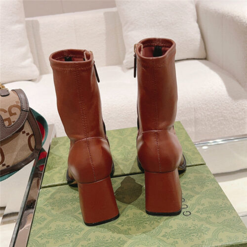 High Quality Luxury Gucci Pull Buckle Ankle Boots – Style 81939 product detail