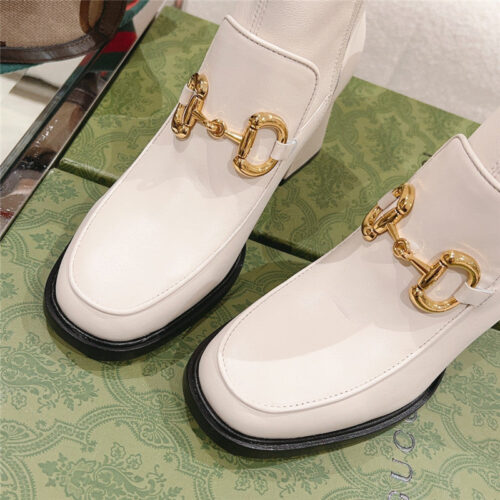 High Quality Luxury Gucci Pull Buckle Ankle Boots product detail