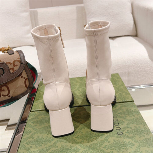 High Quality Luxury Gucci Pull Buckle Ankle Boots product detail