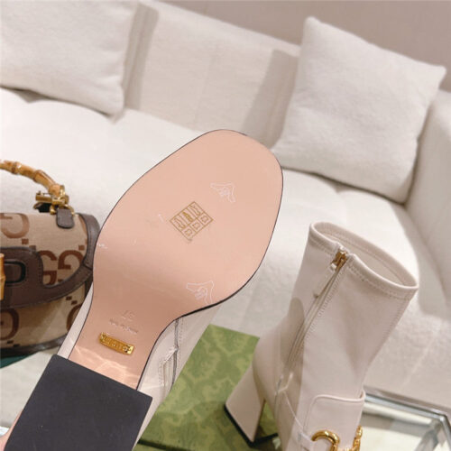 High Quality Luxury Gucci Pull Buckle Ankle Boots product detail