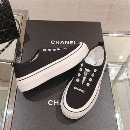 High Quality Luxury Chanel Early Autumn New Canvas Shoes product detail
