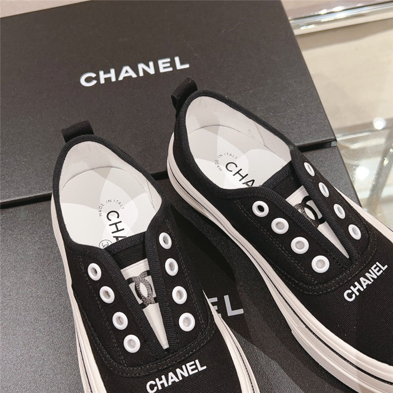 High Quality Luxury Chanel Early Autumn New Canvas Shoes product detail