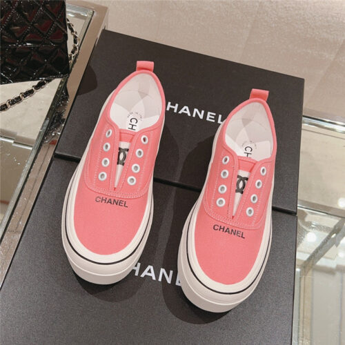 High Quality Luxury Chanel Early Autumn New Canvas Shoes – Style 67750 product detail