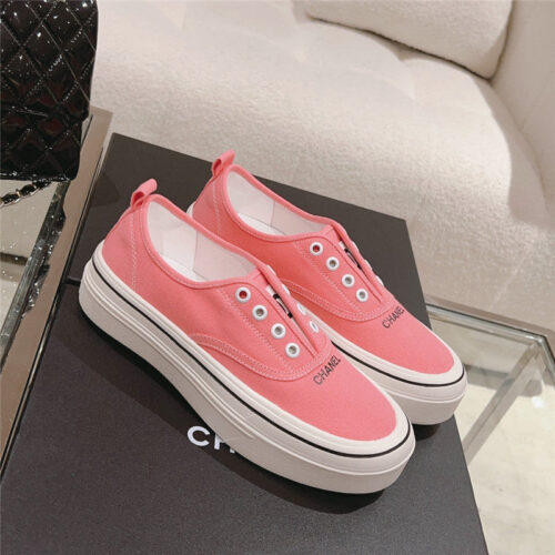 High Quality Luxury Chanel Early Autumn New Canvas Shoes – Style 67750 product detail