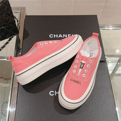High Quality Luxury Chanel Early Autumn New Canvas Shoes – Style 67750 product detail