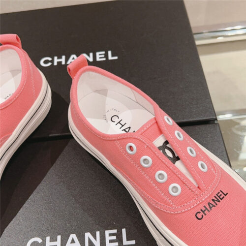 High Quality Luxury Chanel Early Autumn New Canvas Shoes – Style 67750 product detail
