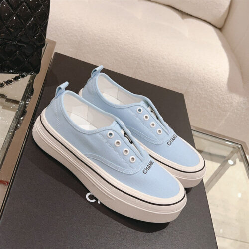 High Quality Luxury Chanel Early Autumn New Canvas Shoes – Style 33286 product detail