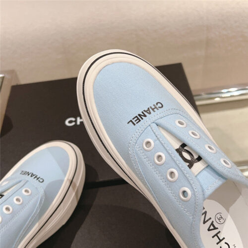 High Quality Luxury Chanel Early Autumn New Canvas Shoes – Style 33286 product detail