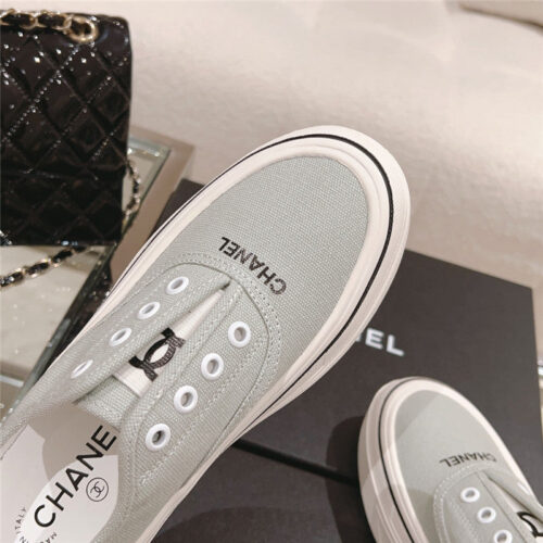 High Quality Luxury Chanel Early Autumn New Canvas Shoes – Style 62662 product detail