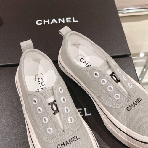 High Quality Luxury Chanel Early Autumn New Canvas Shoes – Style 62662 product detail